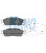 KAVO PARTS - KBP6577 - К-т колодок Fr  NI Almera Classic, Micra